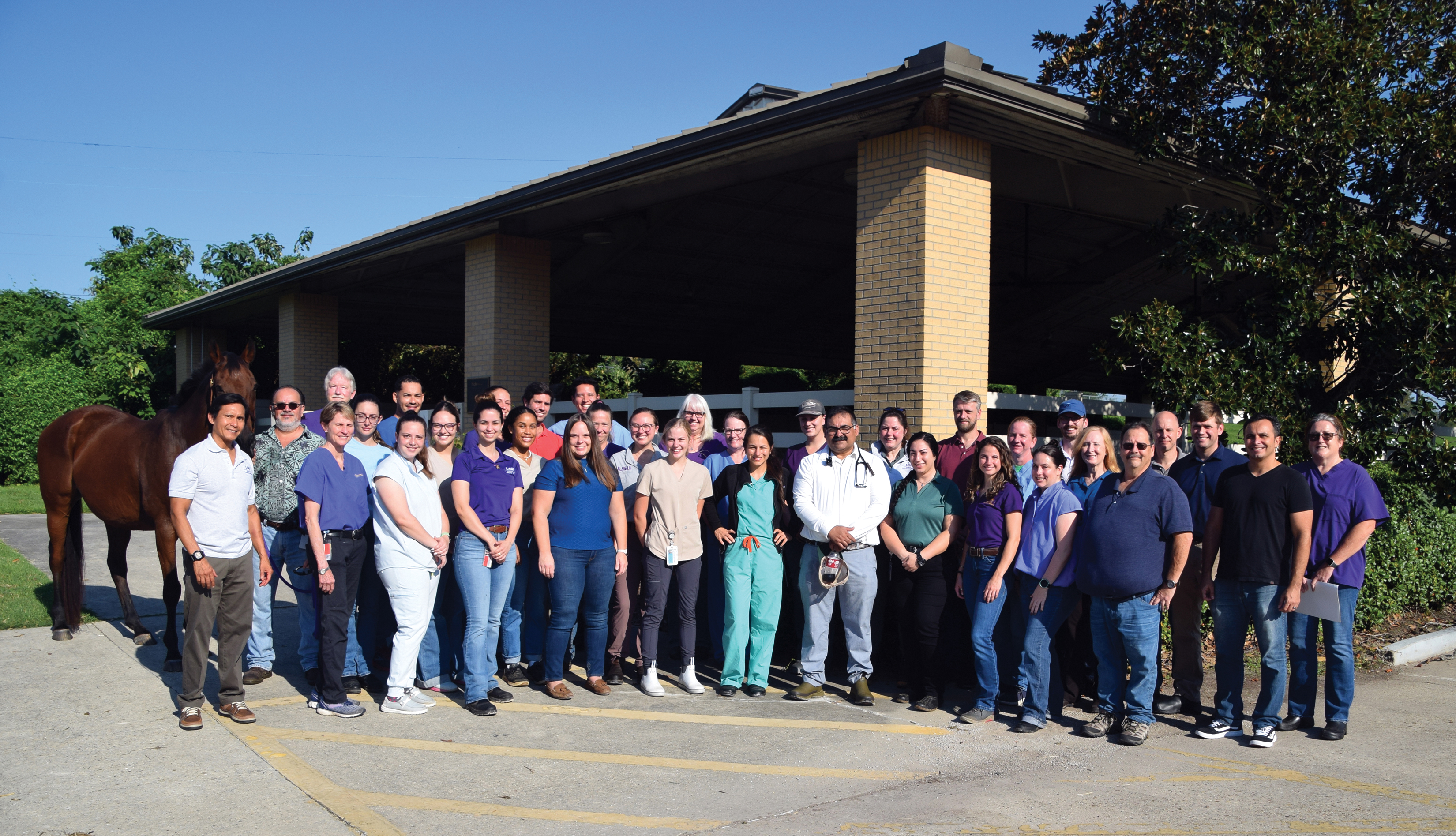 LSU School of Veterinary Medicine’s Equine Health and Sports Performance (EHSP) Team